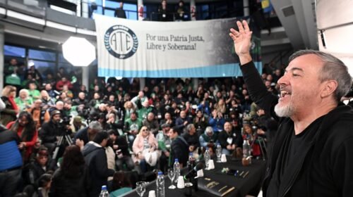 ATE festejando el fallo sobre el Día del Trabajador del Estado