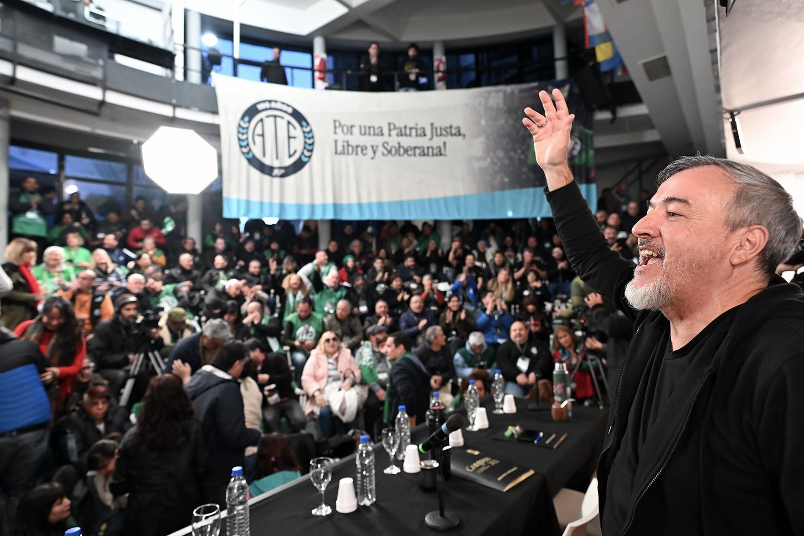 ATE festejando el fallo sobre el Día del Trabajador del Estado
