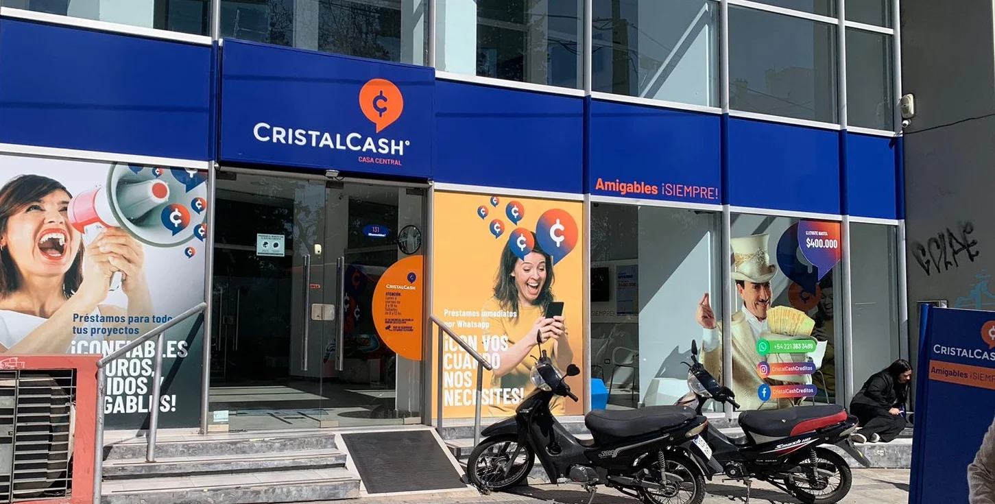 Sucursal central de CristalCash en La Plata